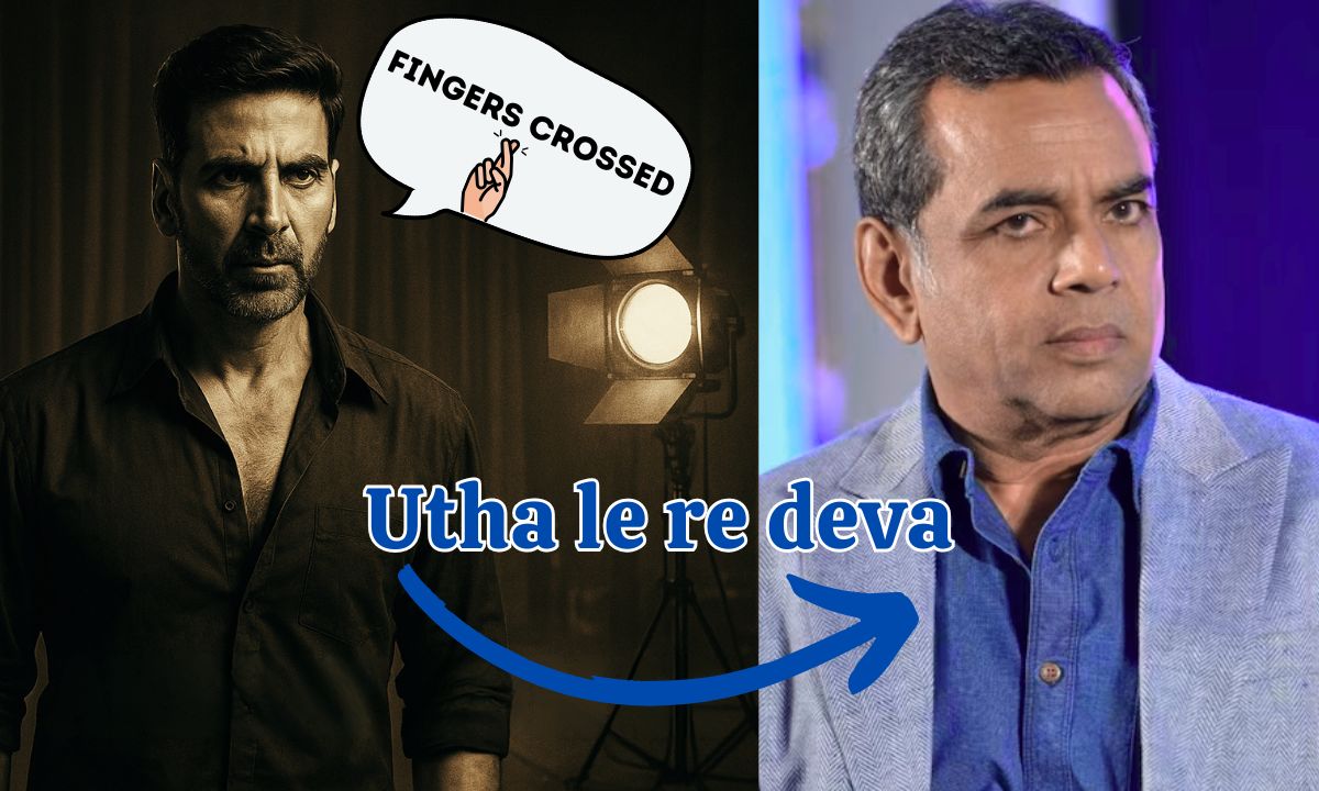 Akshay Kumar Says Fingers Crossed