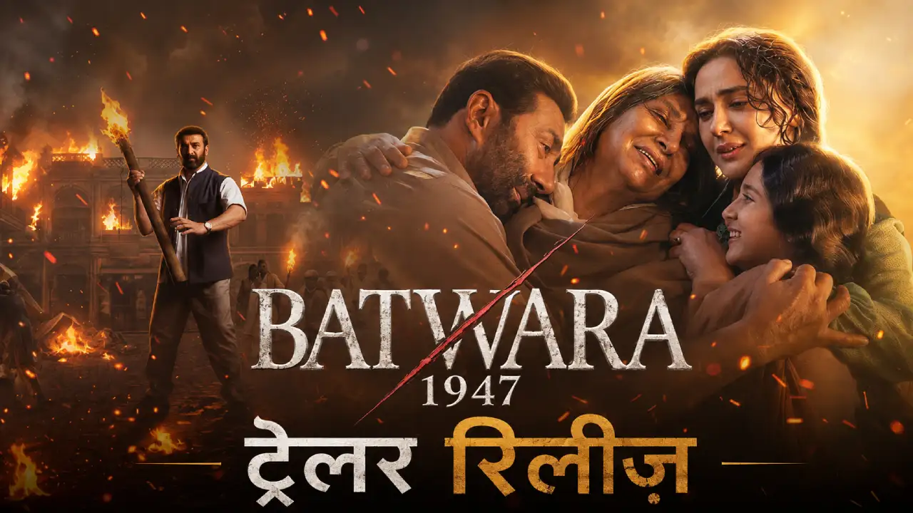 Batwara 1947 ट्रेलर रिलीज़: सनी देओल-प्रीति ज़िंटा की फ़िल्म 14 अगस्त को सिनेमाघरों में