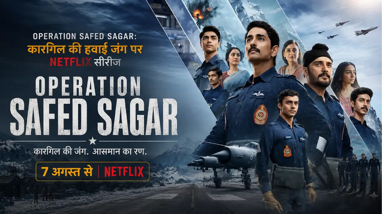 Operation Safed Sagar: कारगिल की हवाई जंग पर Netflix सीरीज़ 7 अगस्त से, सिद्धार्थ-जिमी शेरगिल मुख्य भूमिका में